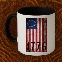 Betsy Ross 1776 13 State Original Colonies Flag Coffee Mug thumb 2