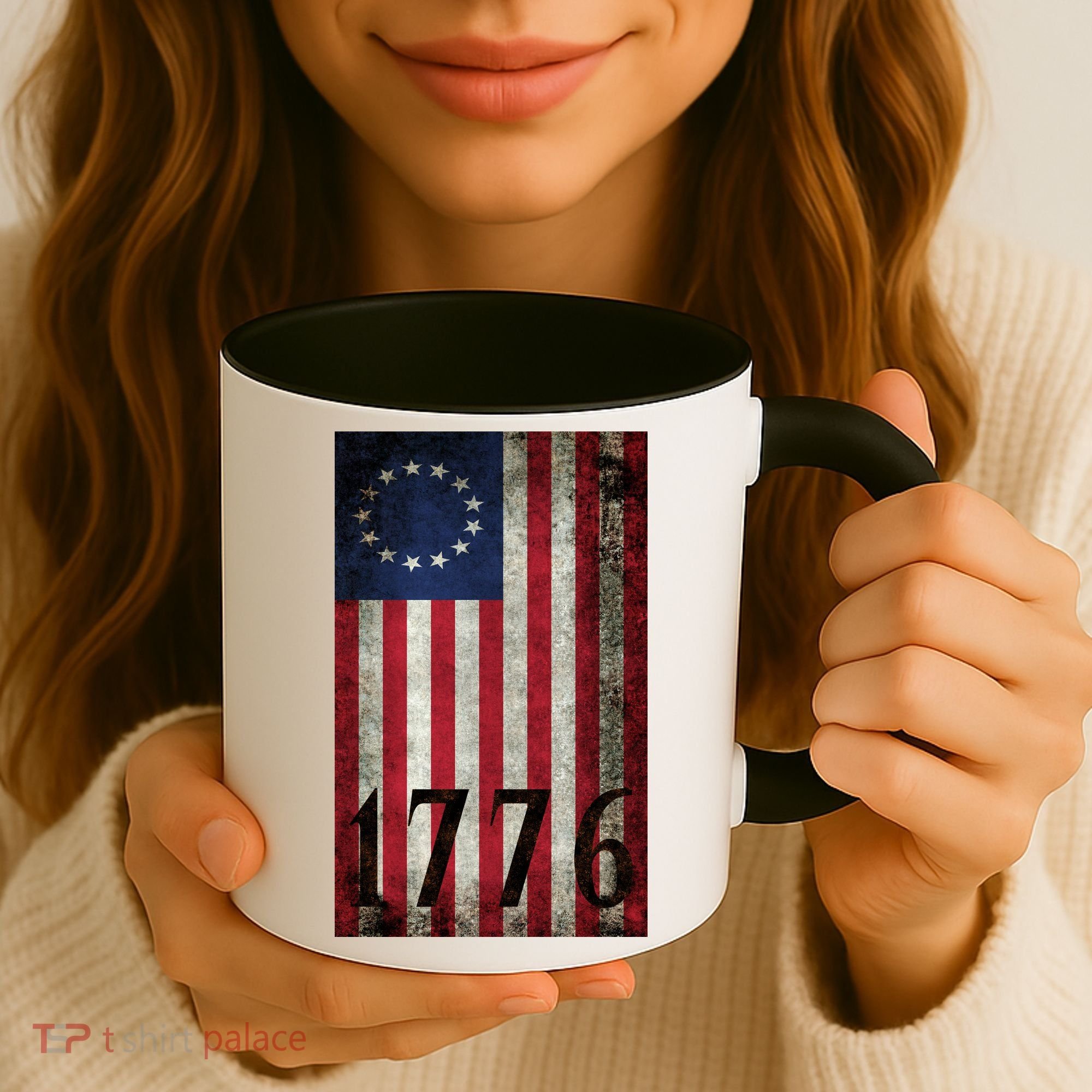 Betsy Ross 1776 13 State Original Colonies Flag Coffee Mug