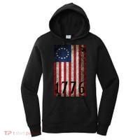 Betsy Ross 1776 13 State Original Colonies Flag Women's Hoodie thumb 0