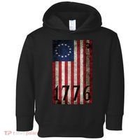 Betsy Ross 1776 13 State Original Colonies Flag Toddler Hoodie thumb 0