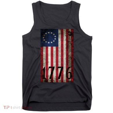 Betsy Ross 1776 13 State Original Colonies Flag Tank Top