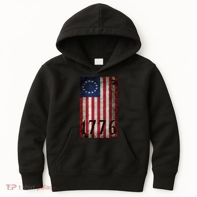 Betsy Ross 1776 13 State Original Colonies Flag Kids Hoodie