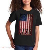 Betsy Ross 1776 13 State Original Colonies Flag Kids T-Shirt thumb 2