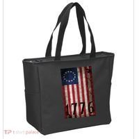 Betsy Ross 1776 13 State Original Colonies Flag Tote Bag thumb 2