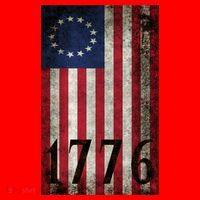 Betsy Ross 1776 13 State Original Colonies Flag Santa Hat thumb 1