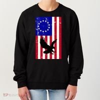 Betsy Ross 4th Of July American Flag Women's Sweatshirt thumb 0