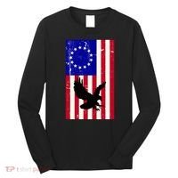 Betsy Ross 4th Of July American Flag Long Sleeve Shirt thumb 0