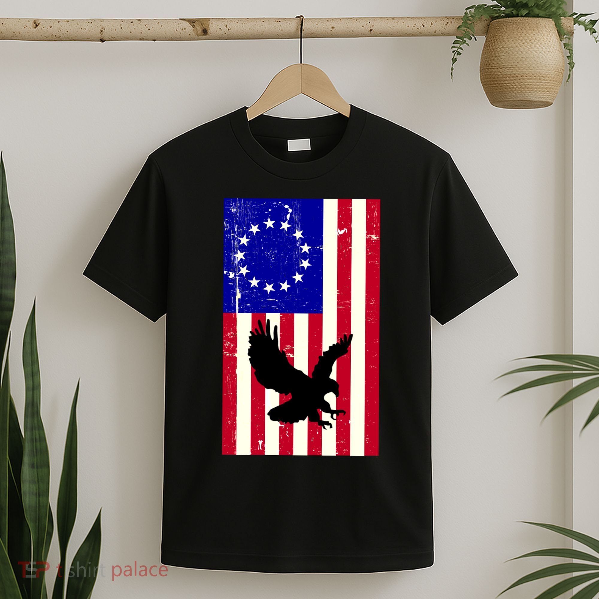 Betsy Ross 4th Of July American Flag T-Shirt