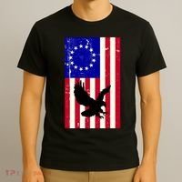 Betsy Ross 4th Of July American Flag T-Shirt thumb 3