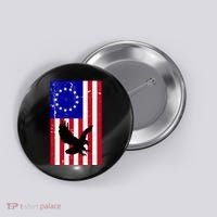 Betsy Ross 4th Of July American Flag Button thumb 0