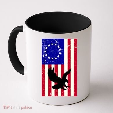 Betsy Ross 4th Of July American Flag Coffee Mug