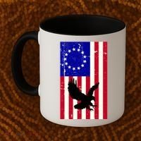 Betsy Ross 4th Of July American Flag Coffee Mug thumb 2