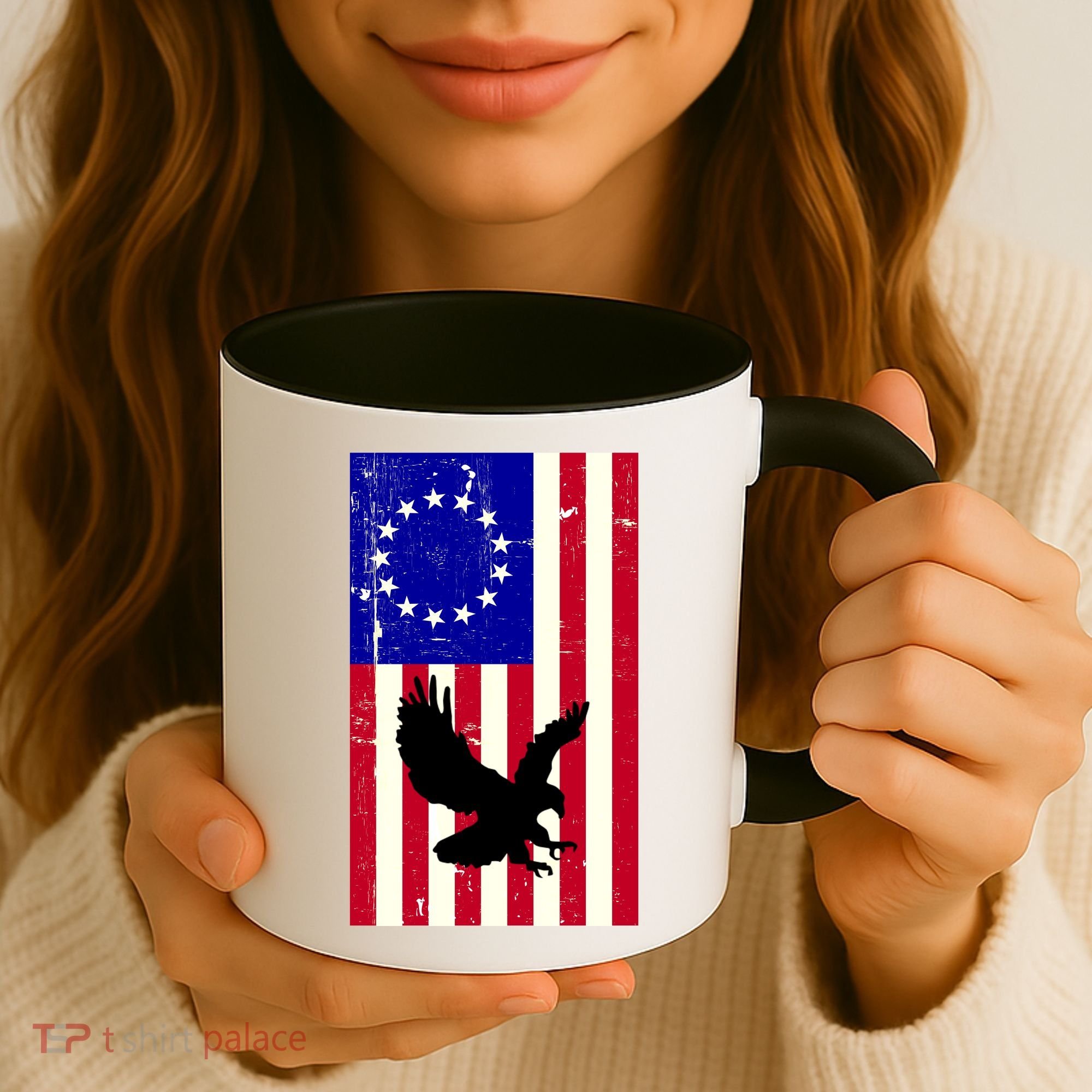 Betsy Ross 4th Of July American Flag Coffee Mug