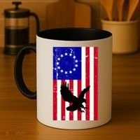 Betsy Ross 4th Of July American Flag Coffee Mug thumb 4