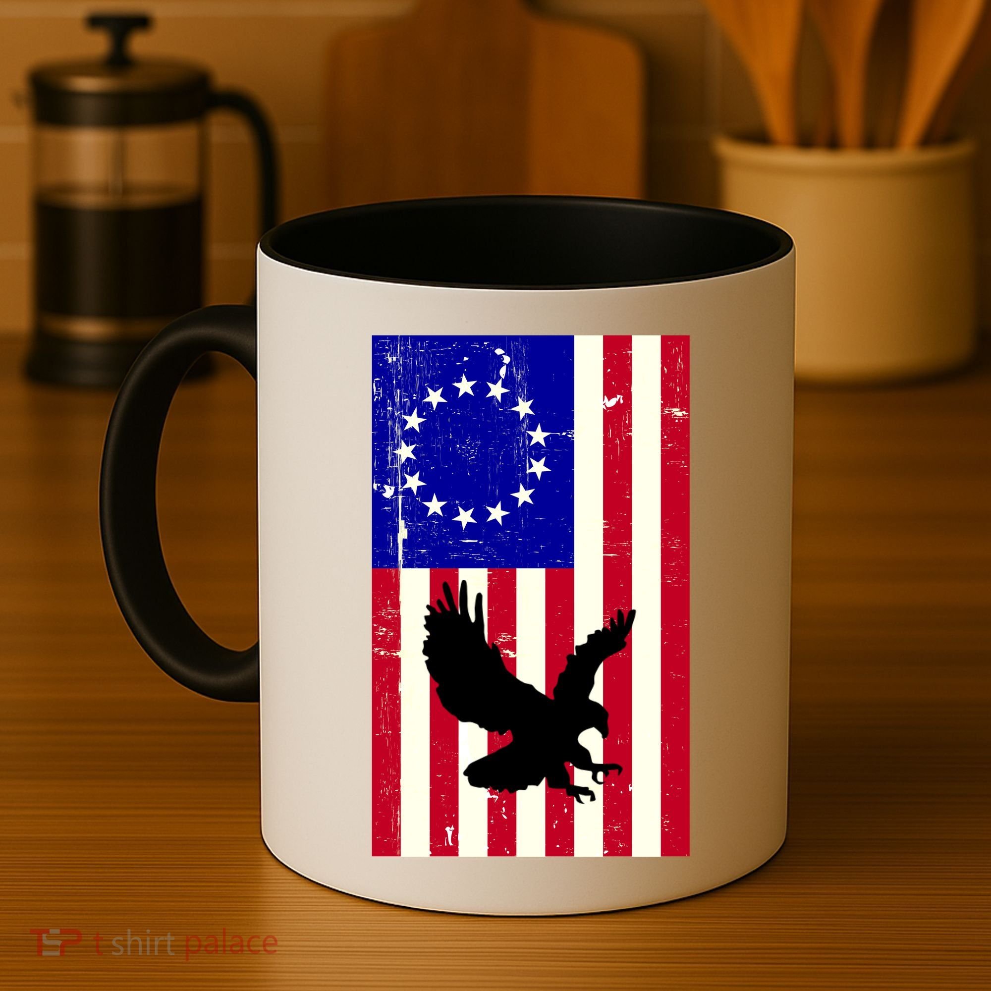 Betsy Ross 4th Of July American Flag Coffee Mug