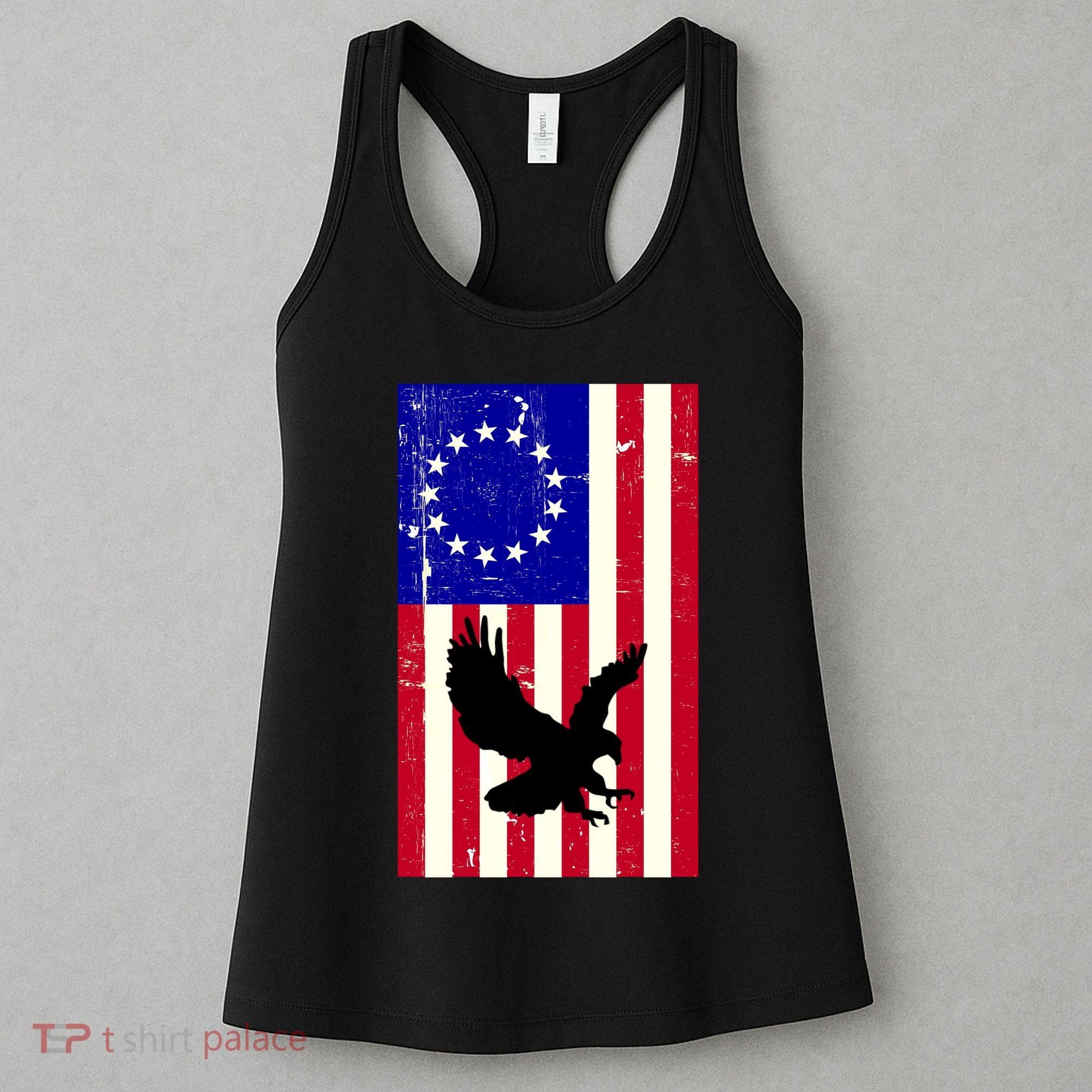 Betsy Ross 4th Of July American Flag Women's Tank Top