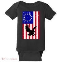 Betsy Ross 4th Of July American Flag Baby Bodysuit thumb 0