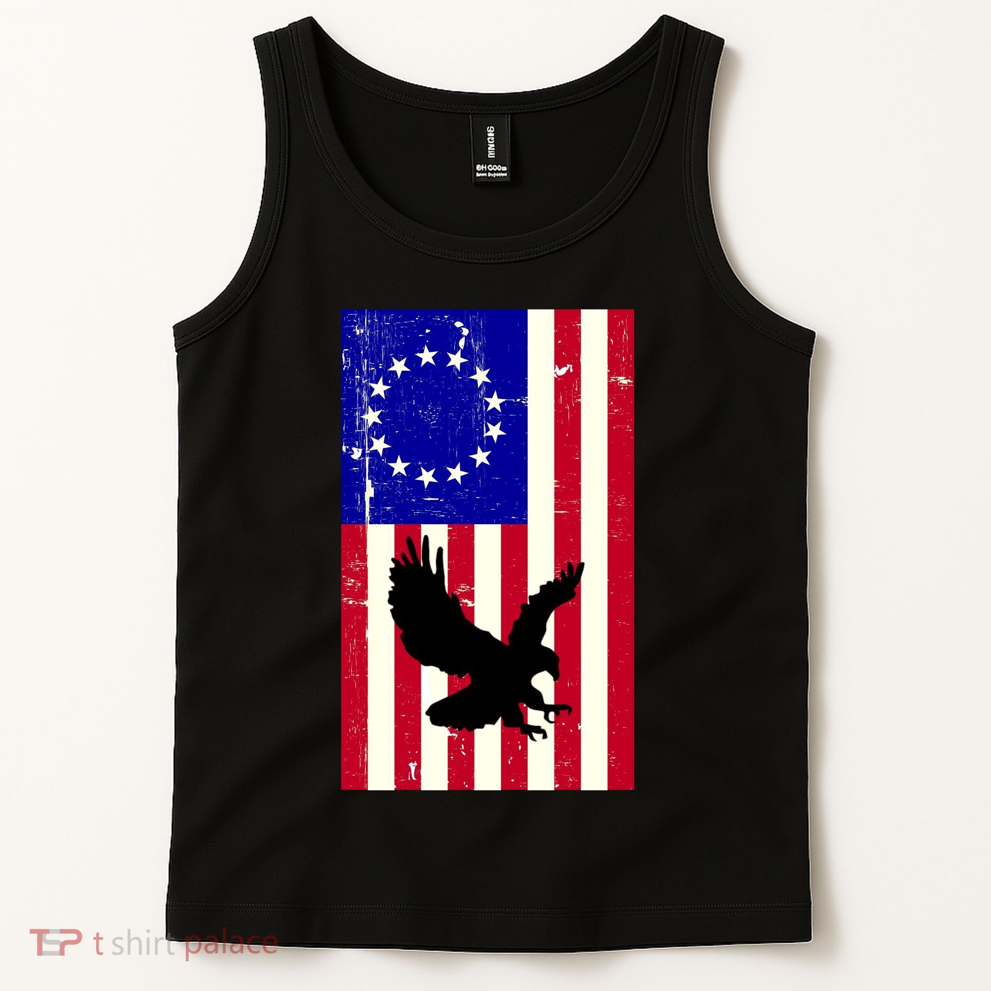 Betsy Ross 4th Of July American Flag Tank Top