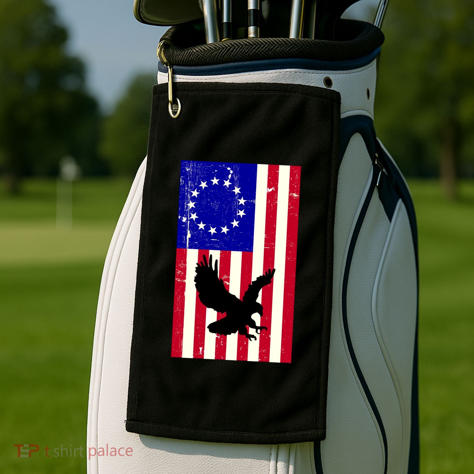 Betsy Ross 4th Of July American Flag Golf Towel