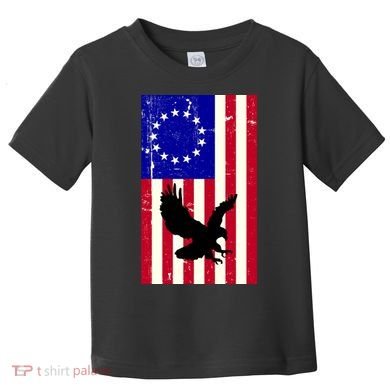 Betsy Ross 4th Of July American Flag Toddler T-Shirt
