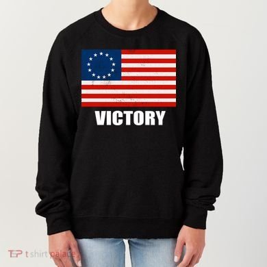 Betsy Ross American Victory Flag Women's Sweatshirt