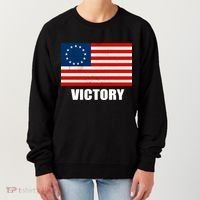 Betsy Ross American Victory Flag Women's Sweatshirt thumb 0