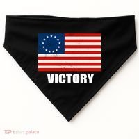 Betsy Ross American Victory Flag USA-Made Doggie Bandana thumb 0