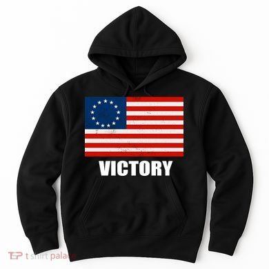 Betsy Ross American Victory Flag Hoodie
