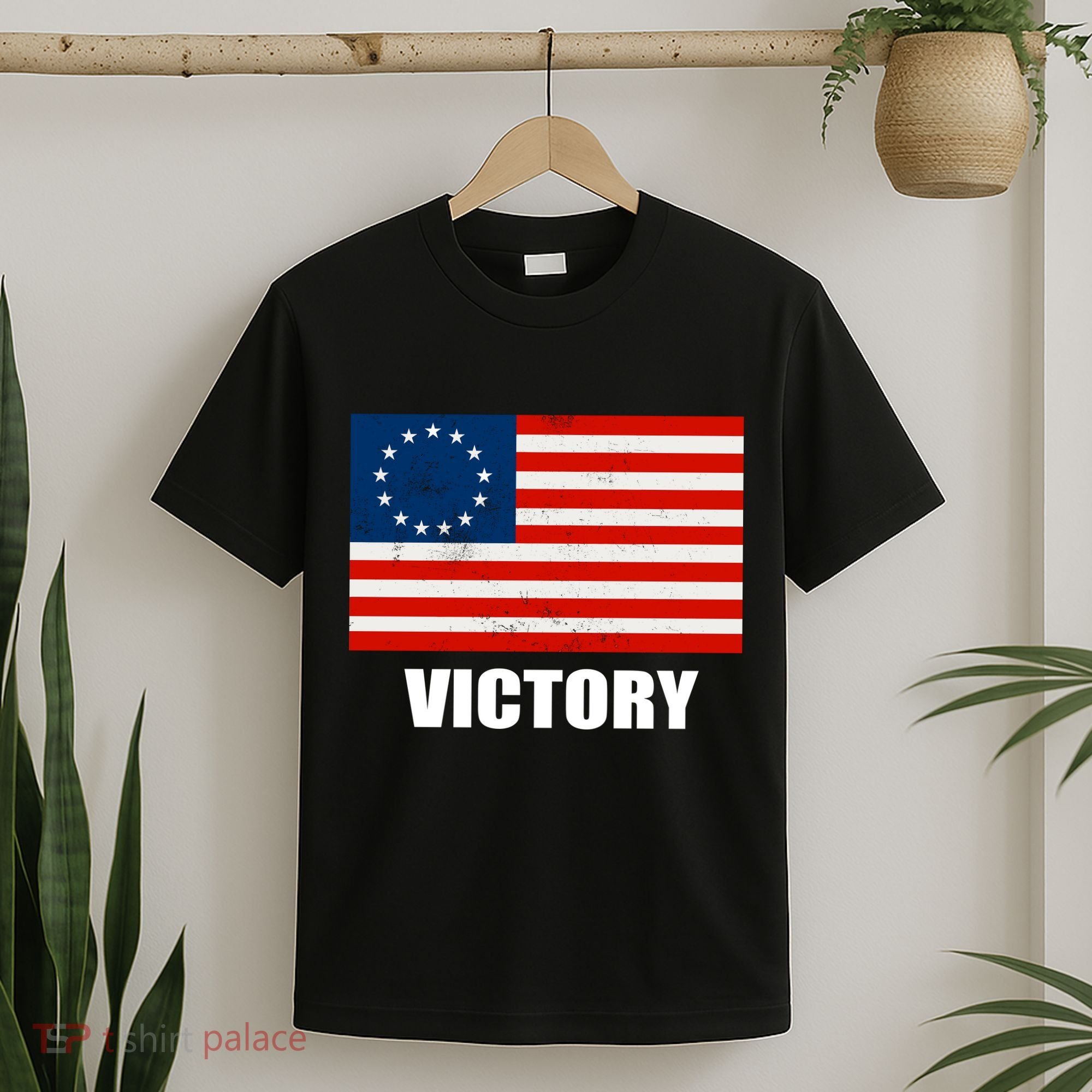 Betsy Ross American Victory Flag T-Shirt