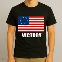 Betsy Ross American Victory Flag T-Shirt thumb 3