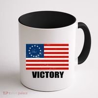 Betsy Ross American Victory Flag Coffee Mug thumb 1