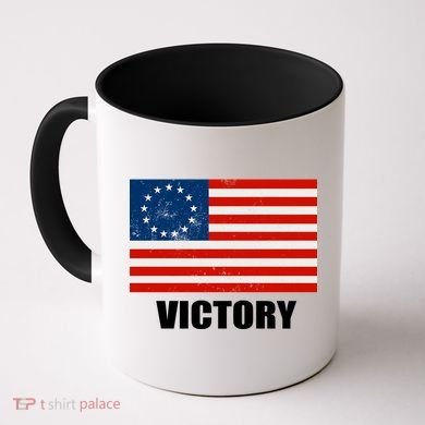 Betsy Ross American Victory Flag Coffee Mug