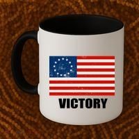 Betsy Ross American Victory Flag Coffee Mug thumb 2