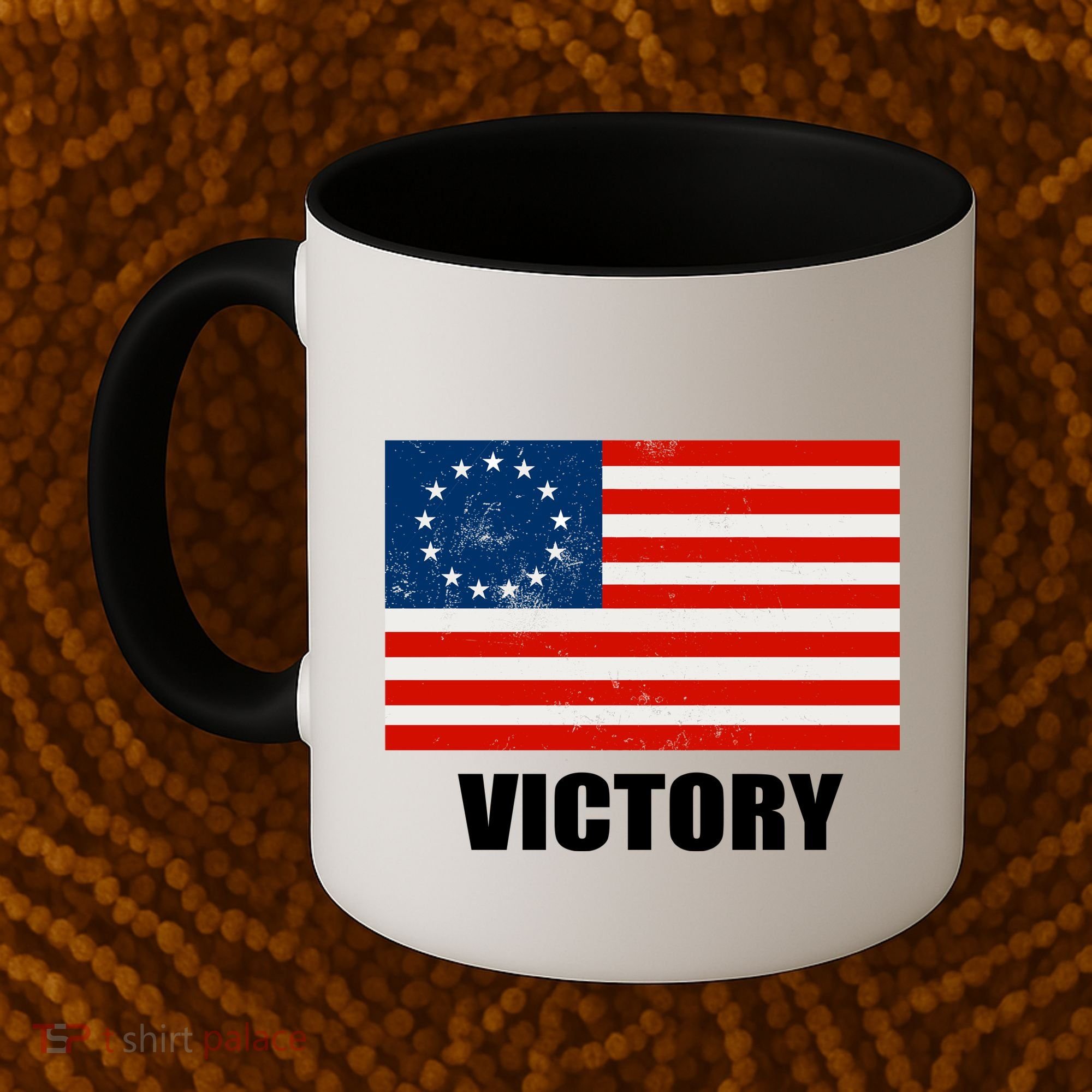 Betsy Ross American Victory Flag Coffee Mug
