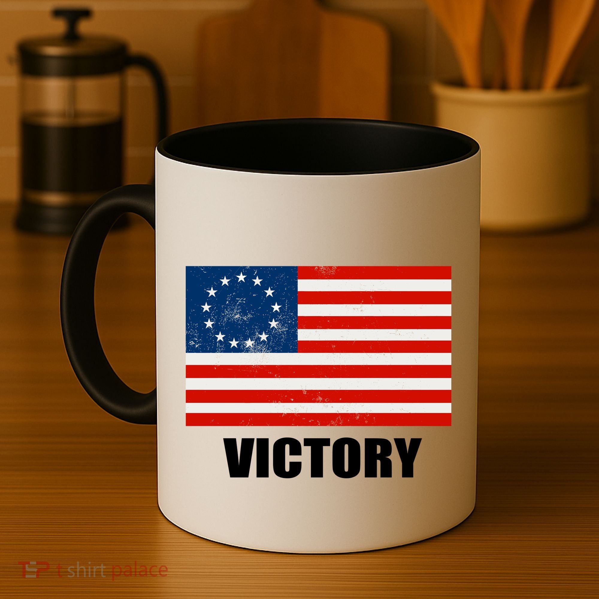 Betsy Ross American Victory Flag Coffee Mug