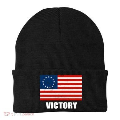 Betsy Ross American Victory Flag Beanie