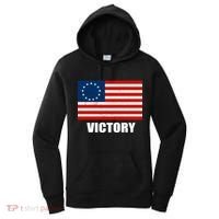 Betsy Ross American Victory Flag Women's Hoodie thumb 0