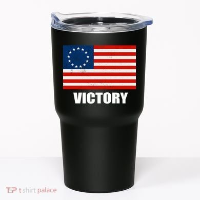 Betsy Ross American Victory Flag Tumbler