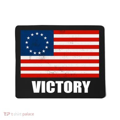 Betsy Ross American Victory Flag Mousepad