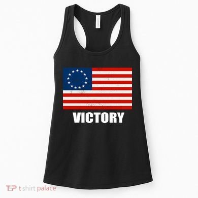 Betsy Ross American Victory Flag Women's Tank Top