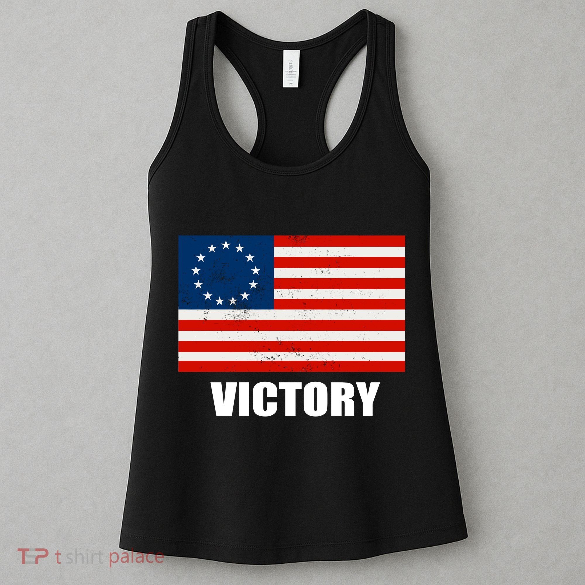 Betsy Ross American Victory Flag Women's Tank Top
