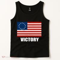 Betsy Ross American Victory Flag Tank Top thumb 2
