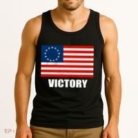 Betsy Ross American Victory Flag Tank Top thumb 3