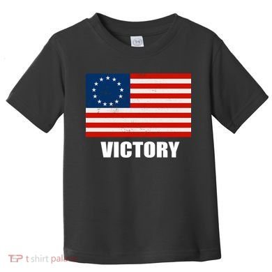 Betsy Ross American Victory Flag Toddler T-Shirt