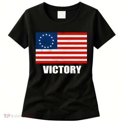 Betsy Ross American Victory Flag Women's T-Shirt