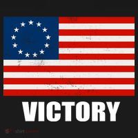 Betsy Ross American Victory Flag Women's T-Shirt thumb 6