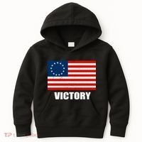 Betsy Ross American Victory Flag Kids Hoodie thumb 0