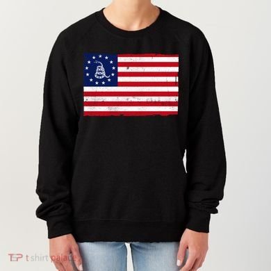 Betsy Ross Don't Tread On Me Flag Women's Sweatshirt