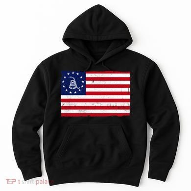 Betsy Ross Don't Tread On Me Flag Hoodie