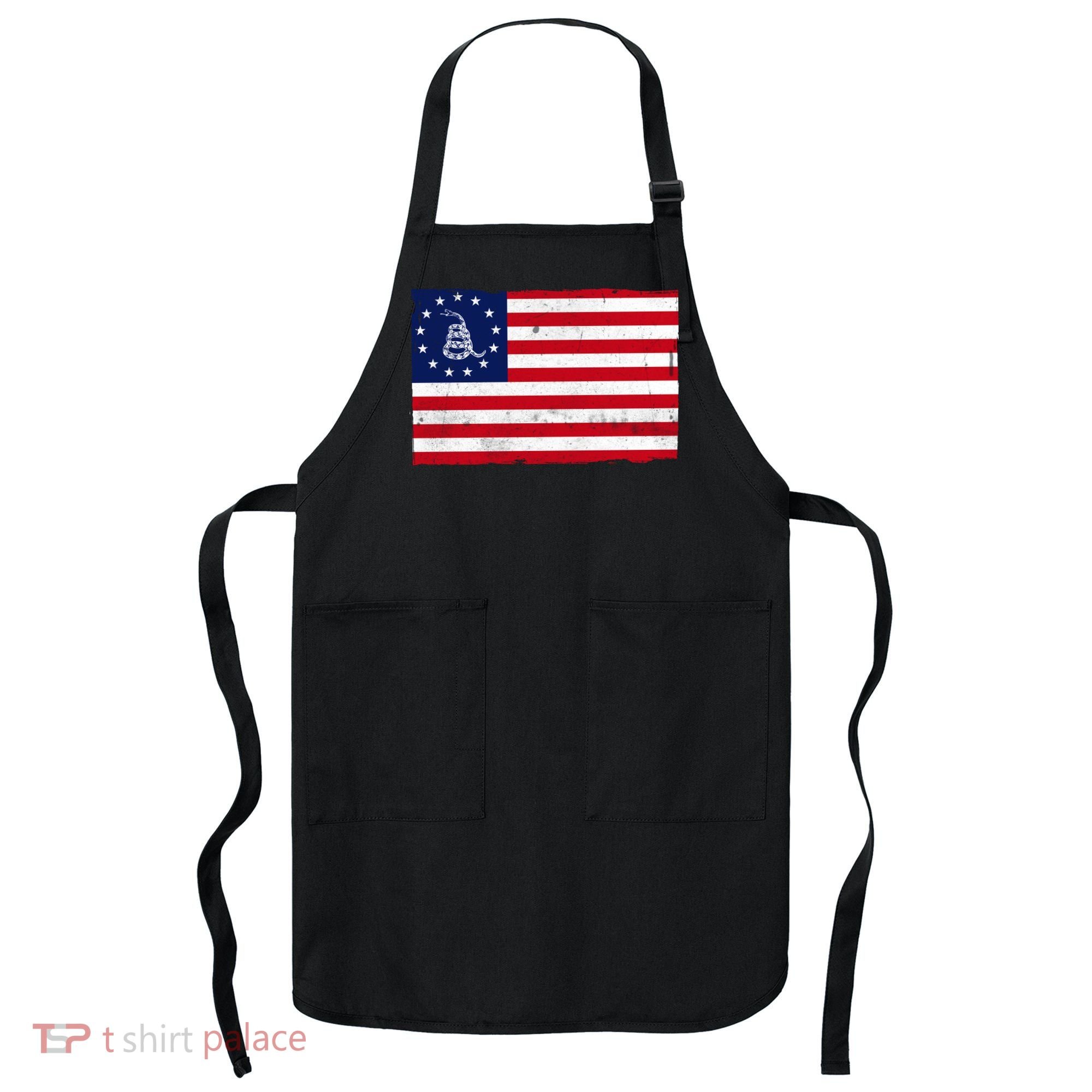 Betsy Ross Don't Tread On Me Flag Apron